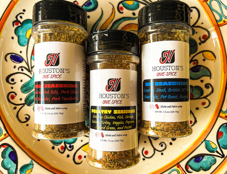 Houston's One Spice - Poultry Seasoning - 7.4oz – HoustonsOneSpice